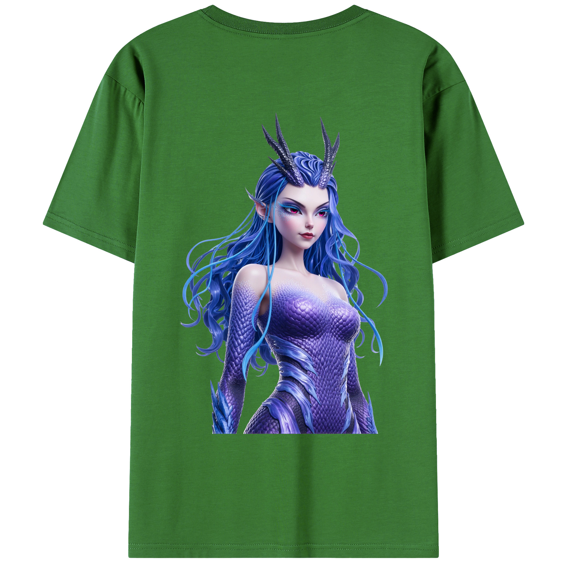 （画像用） Ne Zha 2 ナタ 魔童の大暴れ レディース半袖Tシャツ(バックプリント)